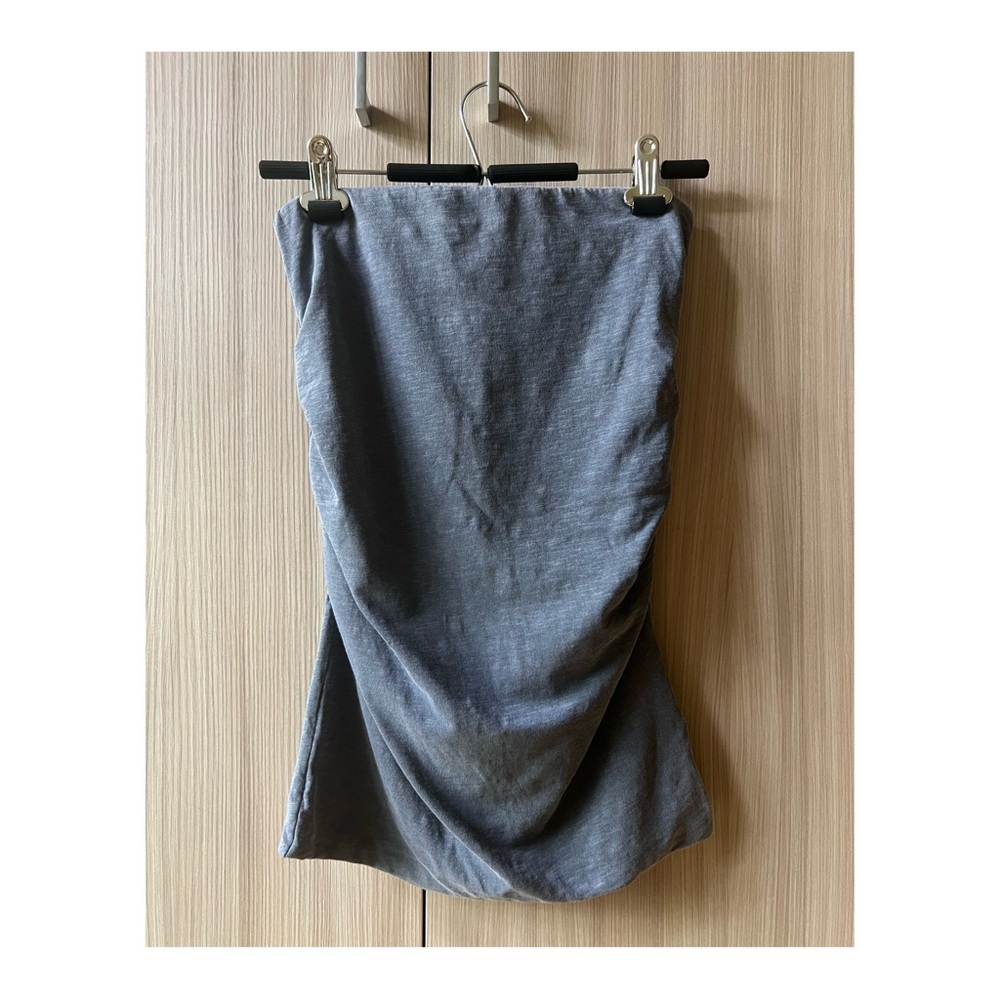 Sundry Sz s 2 mini skirt or tube top gray